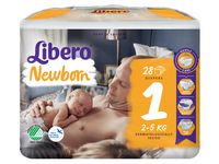 Barnblöja LIBERO New Born1 2-5kg 28/FP