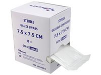 Kompress GV steril 2-p 7,5x7,5cm 120/FP