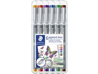 Fineliner STAEDTLER pigment 0,5 6/FP