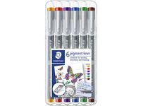 Fineliner STAEDTLER pigment 0,3 6/FP
