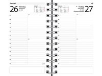 Agenda, refill, svart kartong - 1010