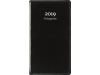 Fickagenda, svart konstläder - 3326
