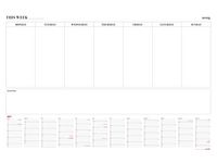 Weekly planner whiteboard -2478