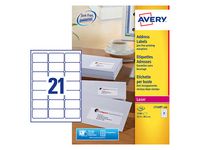 Etikett UltraGrip 63,5x38,1 mm 2100/FP