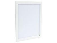 Väggram 50x70cm alu.profil 32mm vit