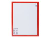 Väggram 50x70cm alu.profil 32mm röd