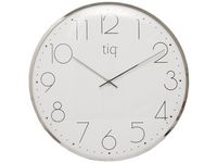 Väggur TIQ 30cm silver