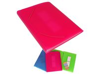 Emo Hemarkiviv A4 12 fickor neonrosa