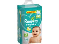 Barnblöja BabyDry S3 6-10kg 136/FP