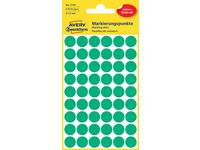 Färgkodningsprick AVERY Ø12mm grön270/F
