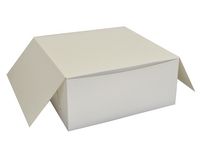 Bakelsekartong 19x19x9cm Vit 200/FP