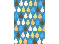 Presentpapper 57cmx154m Drops FSC