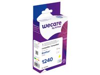 Bläckpatron WECARE BROTHER LC1240Y Gul