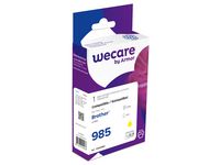 Bläckpatron WECARE BROTHER LC985 Gul
