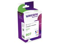 Bläckpatron WECARE EPSON T0801-4