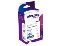Bläckpatron WECARE BROTHER LC970 CMY