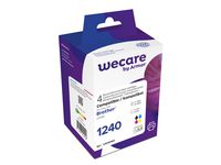 Bläckpatron WECARE BROTHER LC1240 4/FP