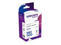 Bläckpatron WECARE BROTHER LC980 BKCMY