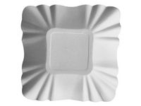 Demoskål PURE 9x9x3cm vit belagd 250/FP