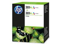 Bläckpatron HP D8J45AE 301XL Färg 2/FP