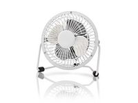 Bordsfläkt NEDIS 10 cm 2.5 W Metal Vit