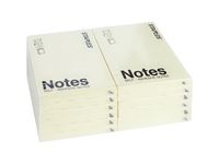 Notes STAPLES 76x102mm gul