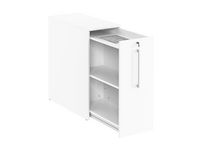 Sidoskåp 2-plan höger 400x800x915 vit