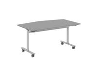 Fällbord 1600x800x740 grå/silver