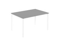 Skrivbord rakt 1400x800x740 grå/vit