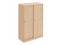 Skjutdörrskåp 3-plan 800x400x1320 bok
