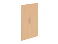 Dörr med lås 3-plan 397x18x1229 bok