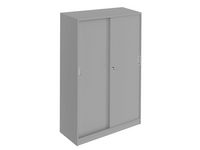 Skjutdörrskåp 3-plan 800x400x1320 grå