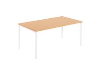 Skrivbord rakt 1800x800x740 bok/vit