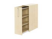 Sidoskåp 3-plan vä 400x800x1320 björk