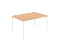 Skrivbord rakt 1400x800x740 bok/vit