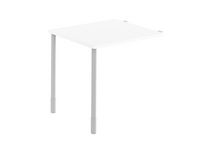 Kopplingsbord 600x800x740 vit/silver