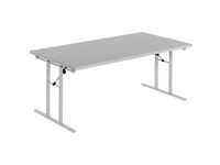 Fällbord 2000x800x730x18 grå/silver