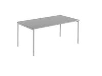 Skrivbord rakt 1800x800x740 grå/silv