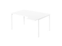 Hörnskrivbord  höger 1600x1200x740 vit