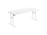 Fällbord 2000x800x730x18 vit