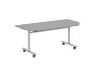 Fällbord 1800x800x740 grå/silver