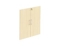 Dörr med lås 2-plan 397x18x824 björk