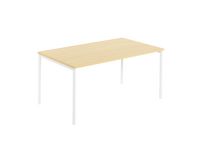 Skrivbord rakt 1600x800x740 bok/vit