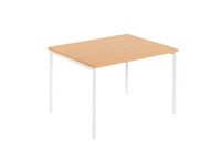 Skrivbord rakt 1200x800x740 bok/vit