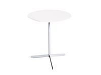Coffe Bean sidobord vit/krom