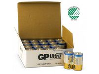 Batteri GP Ultra Plus Alkaline D 2/FP