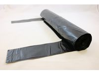 Plastsäck LD knyt 125L 40my svart 10/RL