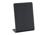 Informationsställ acryl lutande A7 svart