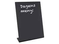 Informationsställ acryl lutande A4 svart