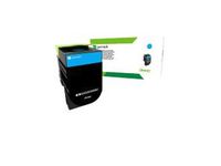 Toner LEXMARK 80C20CE Cyan